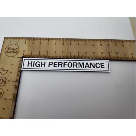 High Performance Alüminyum Görünümlü plastik etiket