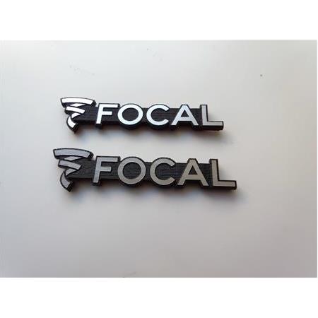 Focal hoparlör ve otomobil kapı logosu