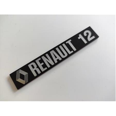 Renault 12 Toros  etiketi 9cm x 1,5cm