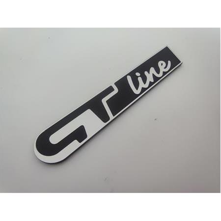 Renault gt line el yazı siyah etiket