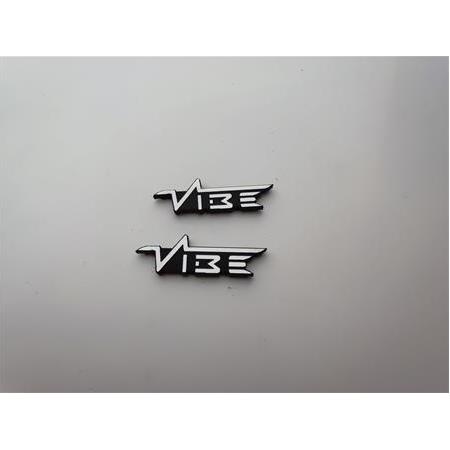 vibe logo plastik etiket