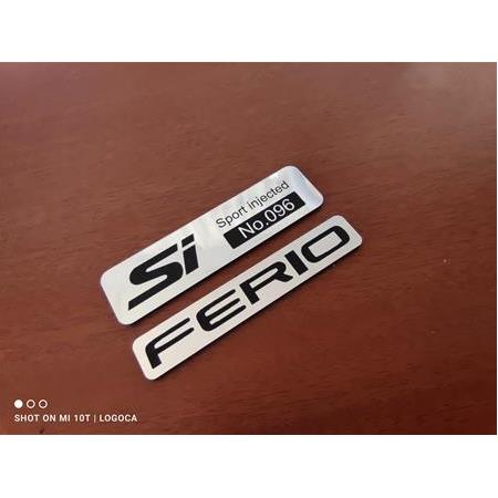 Honda Ferio ve Si etiketi