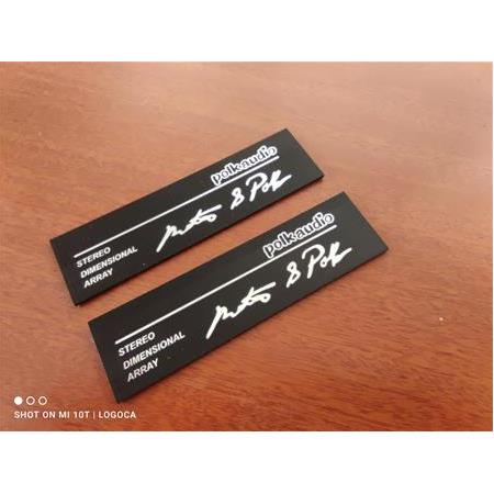 Polk audio 11x3cm logo