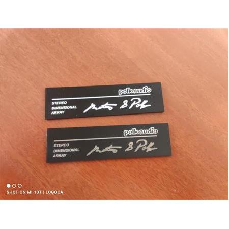 Polk audio 11x3cm logo