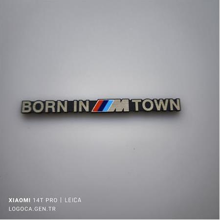 BMW Born in M town Etiket 2 farklı ölçü