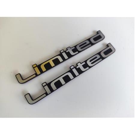 2x Toyota Corolla Limited Etiket