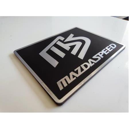 Mazda MS logolu mazdaspeed kart,plaket