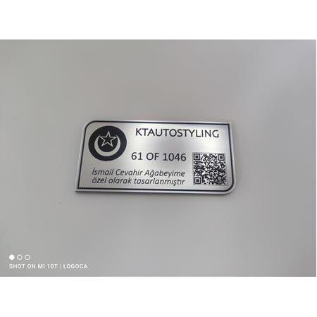 Kişileştirililebilir size  özel 8x4cm  plastik etiket