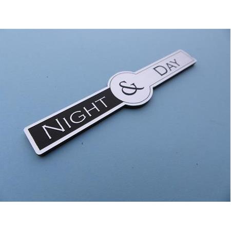 Night & Day gece gündüz etiketi