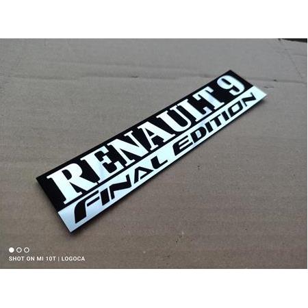 Renault 9 final edition etiket
