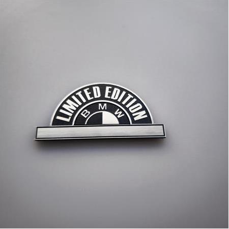 Yarım daire kişiselleştirilebilir Limited ve speial edition etiket
