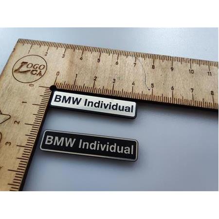 BMW individual küçük plastik etiket 2 li takım