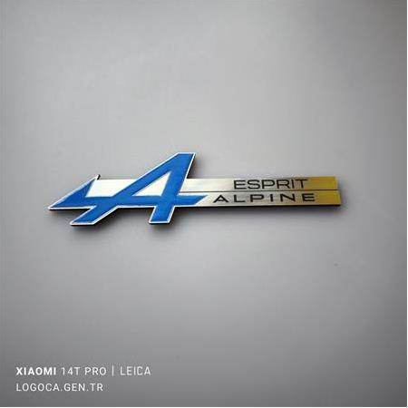 Renault Alpine Esprit Renkli etiket (1 adet)