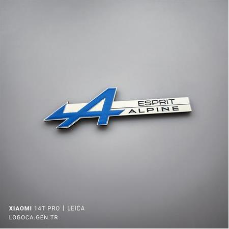 Renault Alpine Esprit Renkli etiket (1 adet)