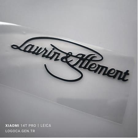 2 adet 8cm Skoda Laurin klement Renkli Çıkartma