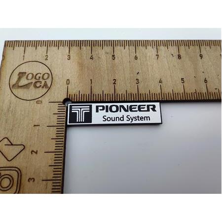 Tofaş logolu pioneer logo sound system