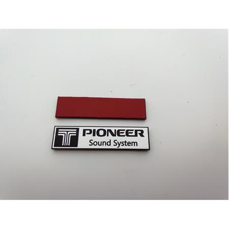 Tofaş logolu pioneer logo sound system