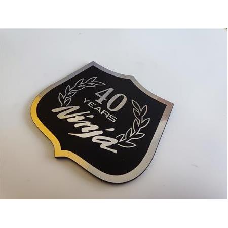 Kavasaki 40. yıl etiketi - 40 years ninja