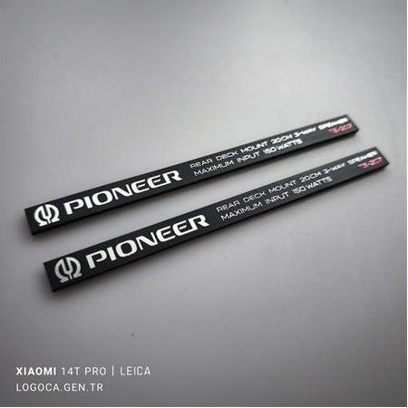 Pioneer ts-207 kapak logo takımı