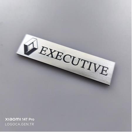 Renault  logolu Executive etiket 8x2cm -2 adet