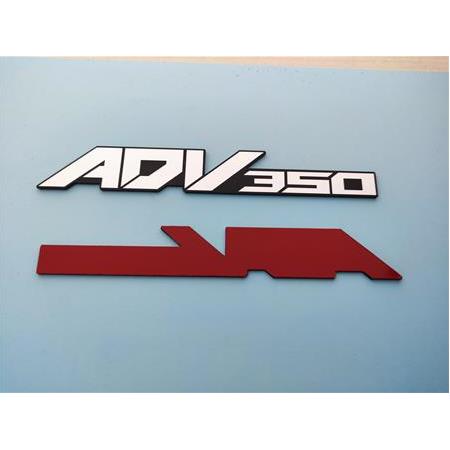 Honda Adv350  plastik sticker etiket  motor yazısı