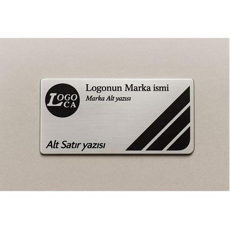 Araca özel Renkli ülke bayraklı 7x4cm Plastik etiket Metalik