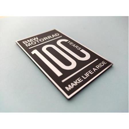 Bmw motorrad 100. yıl etiketi Siyah Renk Make life a ride