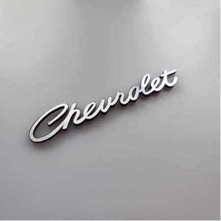 Chevrolet eski tip el yazı logo  bagaj yazısı