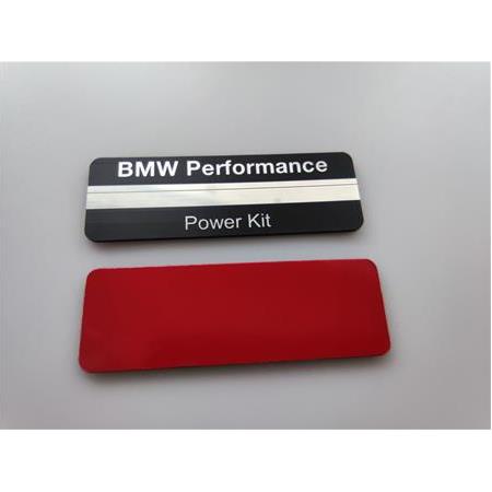 BMW Performans power kit plastik etiket
