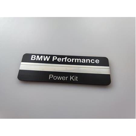 BMW Performans power kit plastik etiket