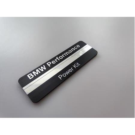 BMW Performans power kit plastik etiket
