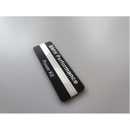 BMW Performans power kit plastik etiket