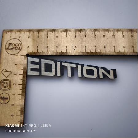 3D Limited Edition ve Special Edition plastik Etiket
