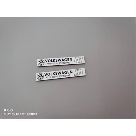 Volkswagen keep a grcat thing going 2 adet mini etiket