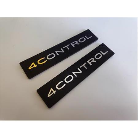 Renault 4control  etiket Renault Talisman and Megane 4 Control black Badge Monogram