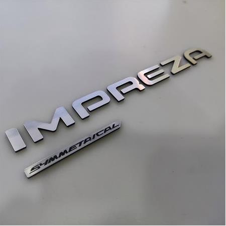 4 lü Subaru impreza bagaj yazı seti