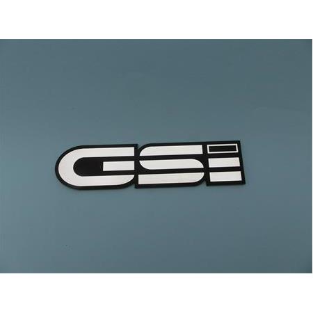 Opel GSİ Alüminyum Görünümlü plastik etiket