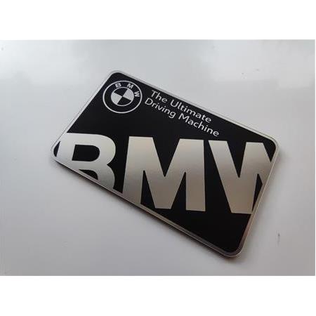 BMW siyah etiket The ultimate driving machine amblem decal
