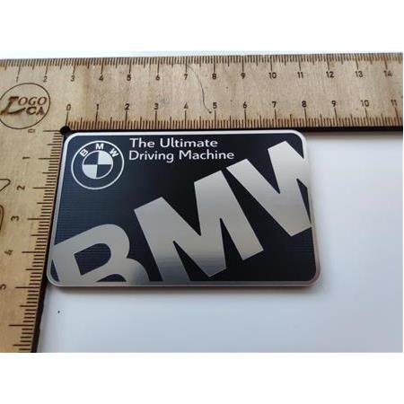 BMW siyah etiket The ultimate driving machine amblem decal