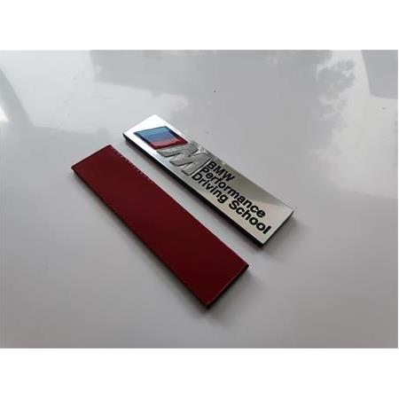 2x BMW M Performance driving school renkli plastik etiket