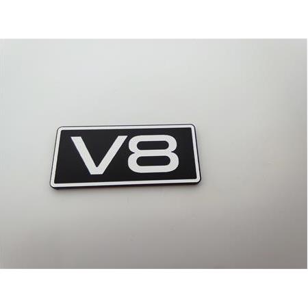 V8 Plastik etiket
