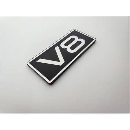 V8 Plastik etiket