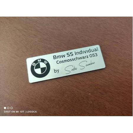 Kişileştirilebilir Size özel 7,5x2,5cm İmza Kartı