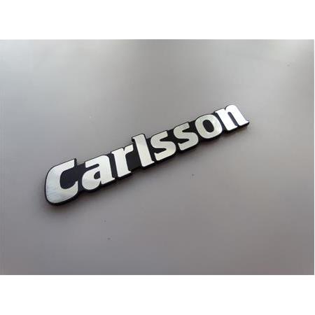 Carlsson Platik etiket Alüminyum Görünümlü