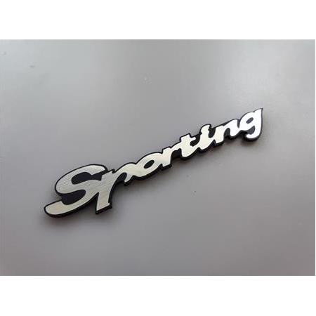 Fiat Palio Sporting plastik Etiket alüminyum görünümlü esnek