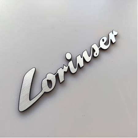 Lorinser yazı plastik Etiket