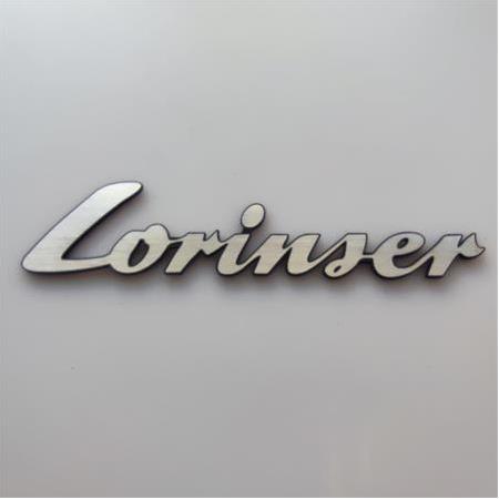 Lorinser yazı plastik Etiket